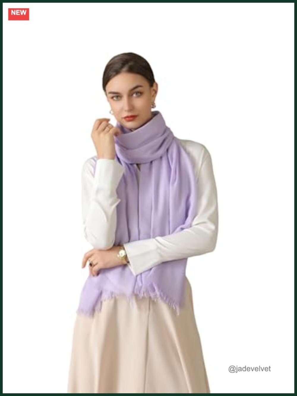 Solid Color Fashion Scarf Shawl Wrap for Women Men Fringed Lightweight Large